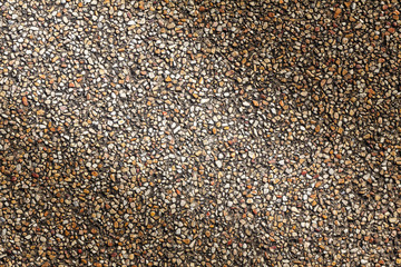 Sand stone pebbles texture background for interior, exterior or industrial construction concept design.
