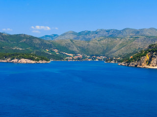 Obraz premium View of marina in old town Dubrovnik