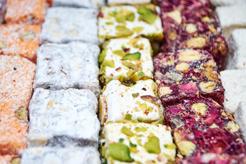 Turkish delight closeup