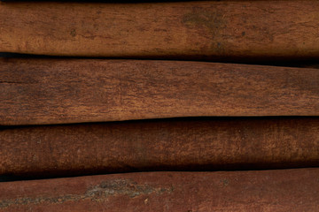 Obraz premium Cinnamon sticks. Close up shot