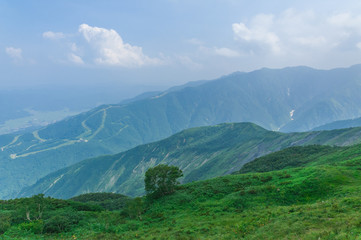 Obraz premium Trekking at Hakuba,Nakano,Japan
