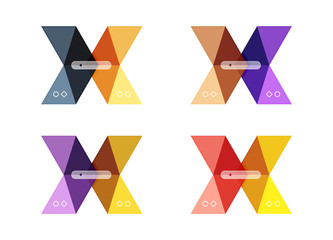 Vector arrow infographics business templates set