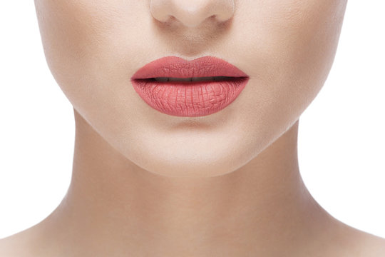 woman natural lips