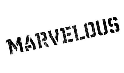 Marvelous rubber stamp