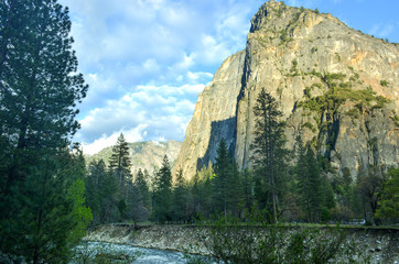 Fototapeta na wymiar Yosemite National Park and its beauty.