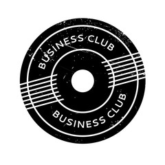 Business Club rubber stamp. Grunge design with dust scratches. Effects can be easily removed for a clean, crisp look. Color is easily changed.