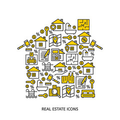 Real estate icons
