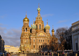 Fototapeta na wymiar St Petersburg, The Church of Our Savior