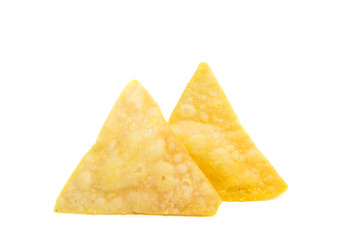 potato chips isolated