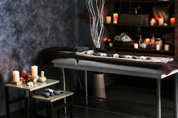Place for relaxation in modern wellness center