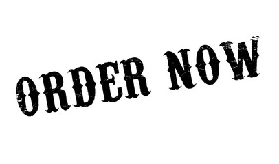 Order Now rubber stamp