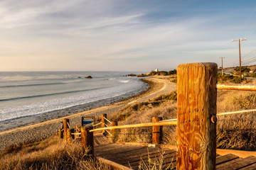 USA Pacific coast, Leo Carrillo State Beach, California.