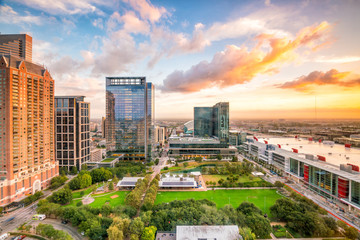 Obraz na płótnie Canvas Downtown Houston skyline