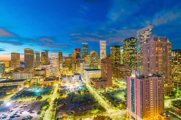 Gordijnen Downtown Houston skyline © f11photo