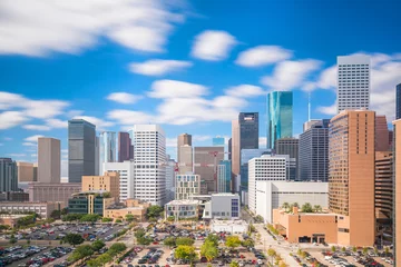 Tuinposter Downtown Houston skyline © f11photo