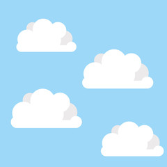Sky with clouds icon vector illustration graphic design