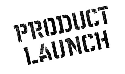 Product Launch rubber stamp