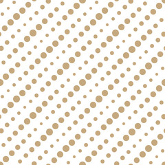 Abstract geometry gold deco art halftone polka pattern