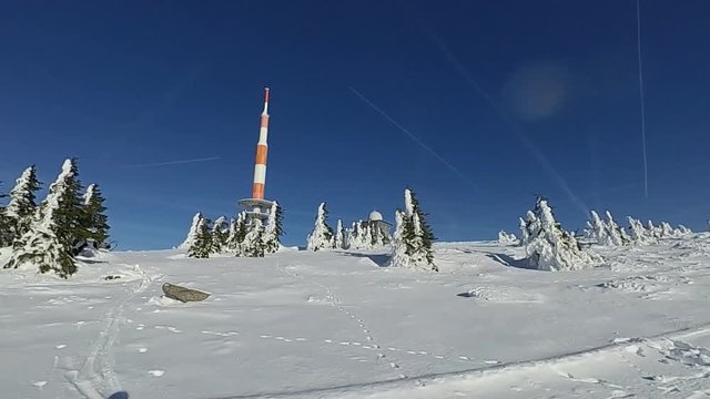 Winter auf dem Brocken im Harz
