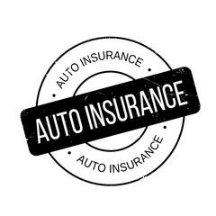 Auto Insurance rubber stamp. Grunge design with dust scratches. Effects can be easily removed for a clean, crisp look. Color is easily changed.