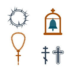 Religion icons vector illustration.