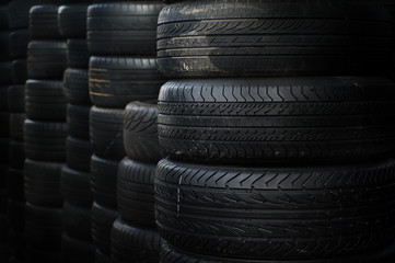 Old  tires maintenance