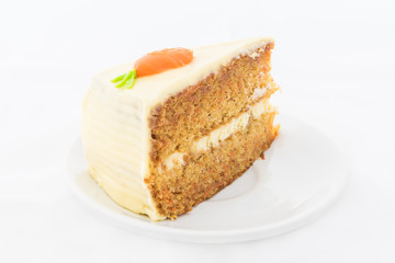 Carrot Cake on white dish