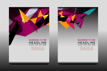 Business Flyer Template Design, vector illustration