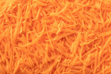 texture of raw carrots closeup