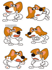 犬キャラクター、パピヨン