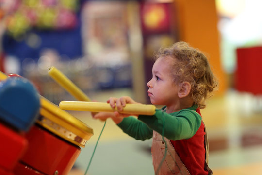 Kid Drumming