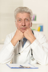 mature male doctor 