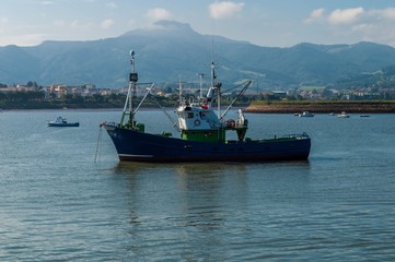 Naklejka premium Hendaye, France.