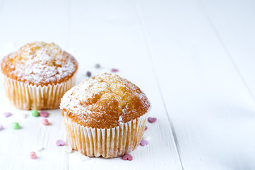 homemade vanilla capcakes