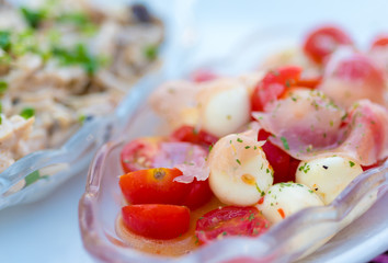 fruit salad with cream cheese ,