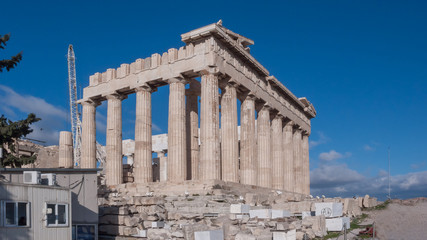 Obraz premium The Parthenon in the Acropolis of Athens, Attica, Greece