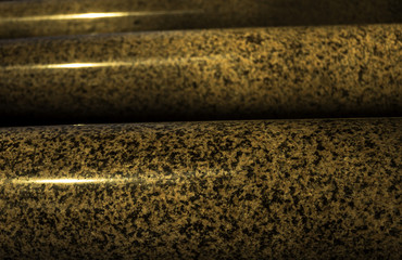 Marbre, colonnes, texture, abstrait, lumière, effets, taches, points, noir, blanc, 