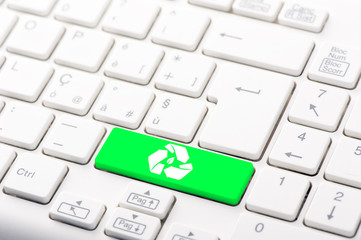 Recycle button on the keyboard 