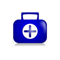 First aid medical box icon