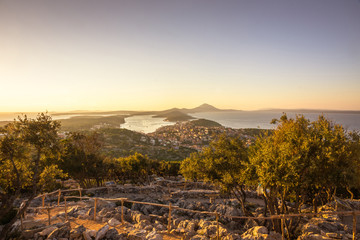 Panoramic view of Mali Losinj, Croatia