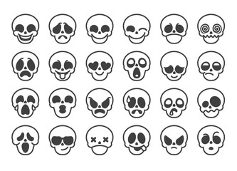 Skull Emoji Icons