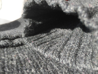 The knitted fabric texture, soft focus abstract background