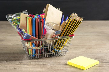 School shopping cart