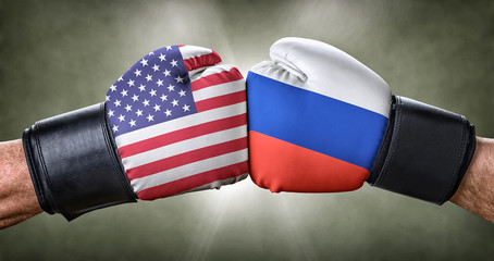 Boxkampf - USA gegen Russland