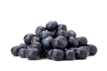 heap of ripe blueberry