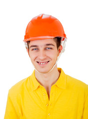 Young Man in Hard Hat