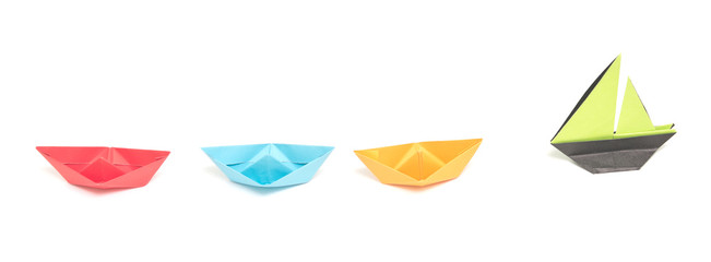 origami boats