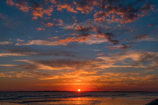 Sunset at Folly Beach