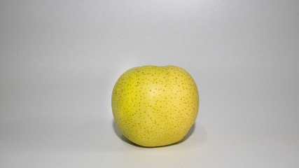 Fresh chinese pear isolated on white background