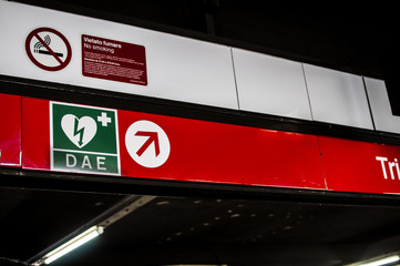 Cartelli in metropolitana